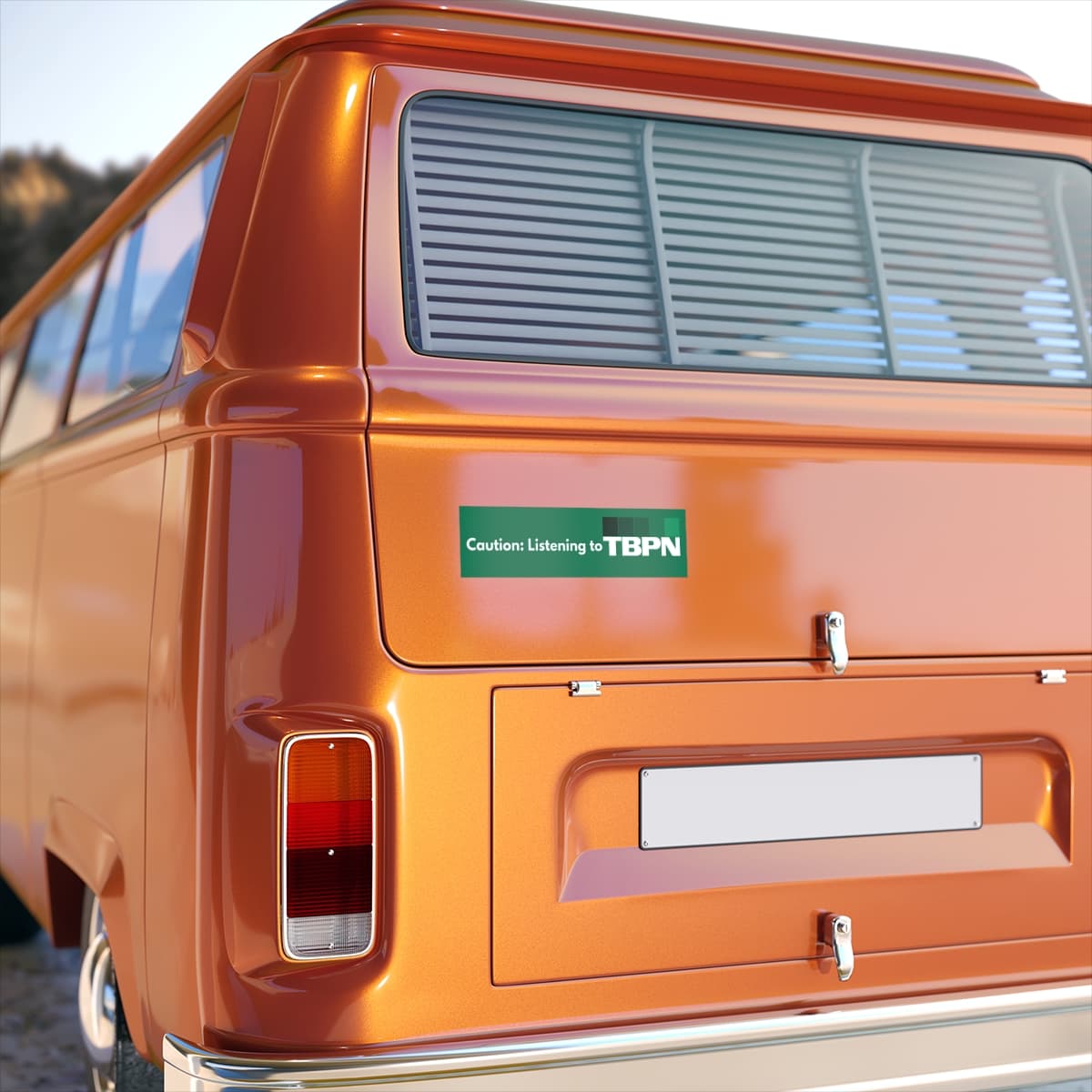 TBPN Bumper Stickers view 2
