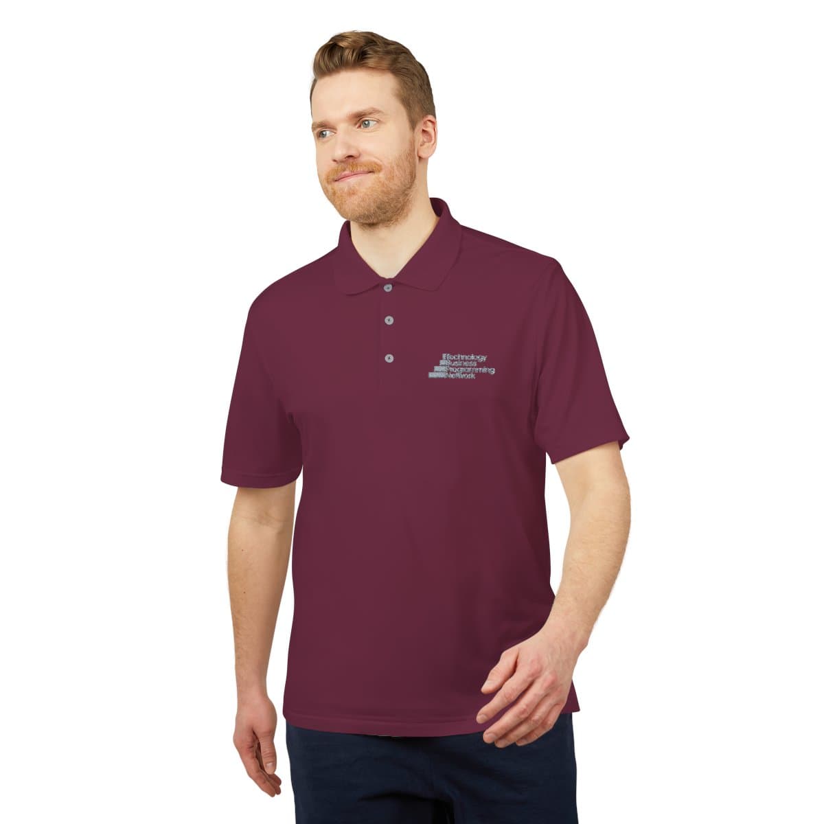 TBPN adidas Unisex Performance Polo view 76
