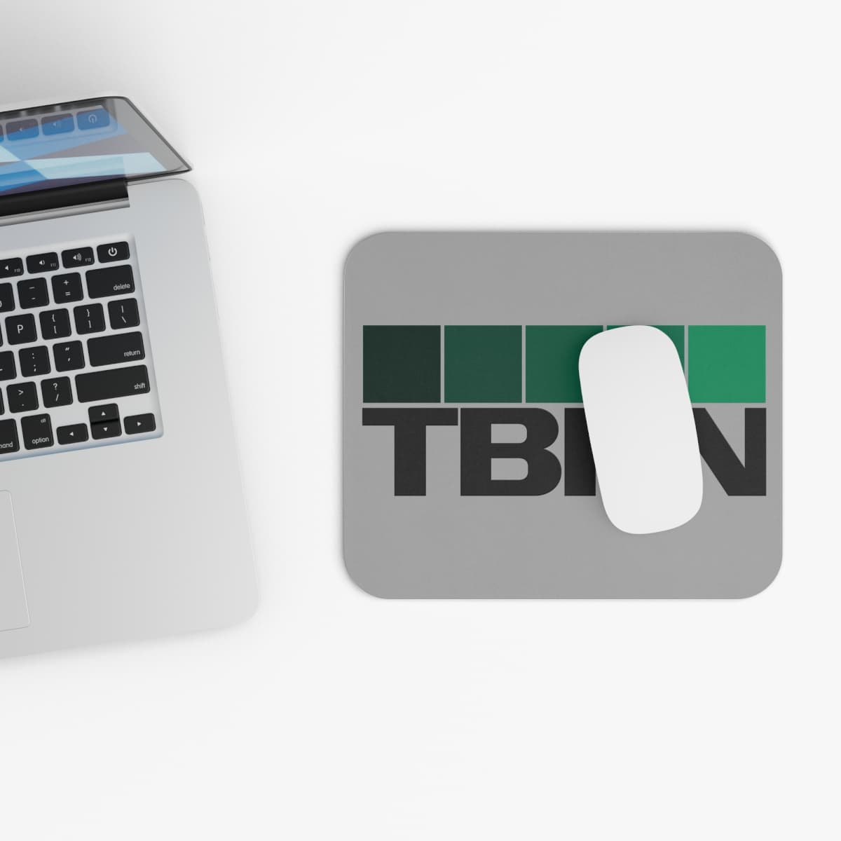 TBPN Modern Minimalist Mouse Pad - TBPN Logo, Gaming Accessory, Office Décor, Tech Gift, Desk Essentials view 4