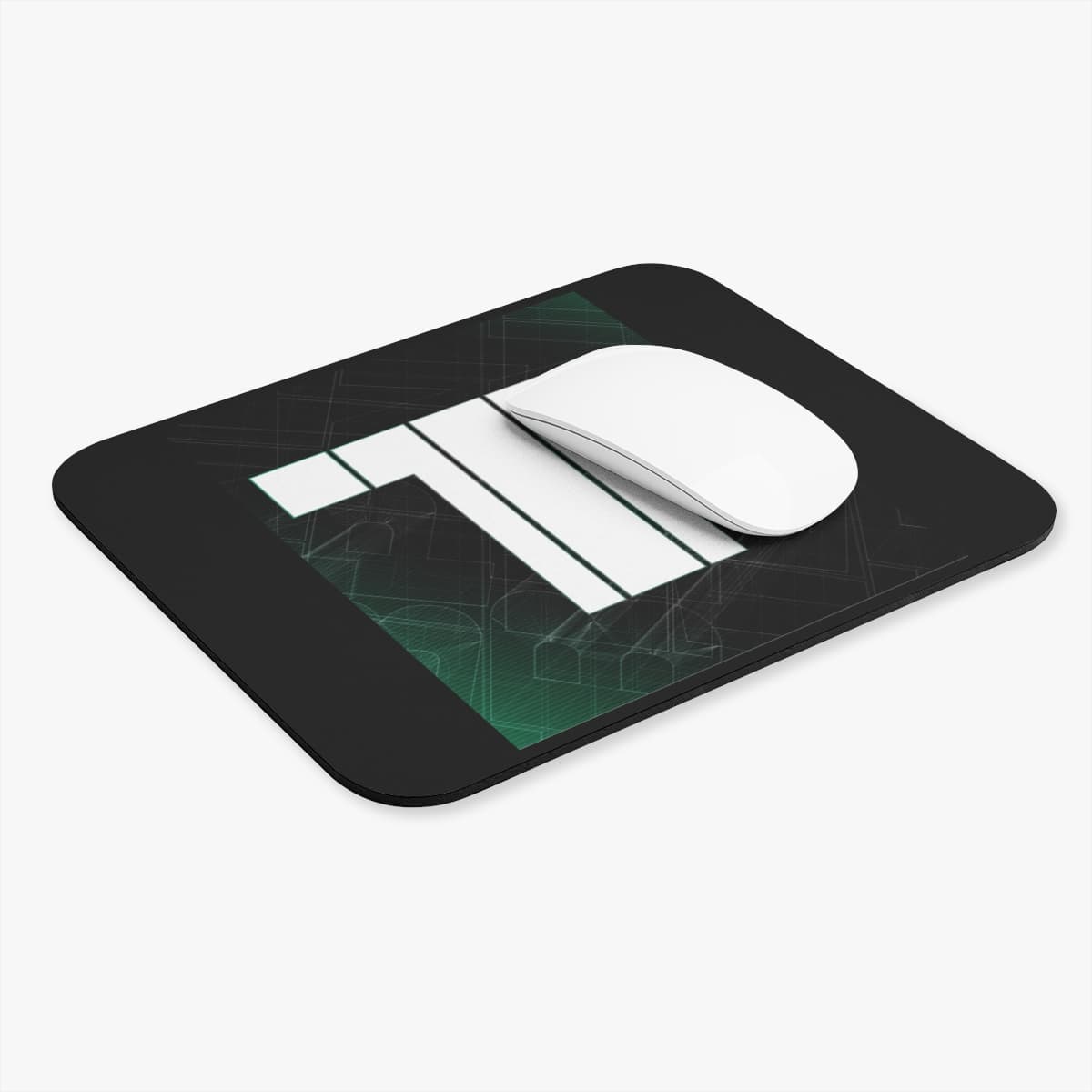 TBPN Modern Minimalist Rectangle Mouse Pad, Office Accessories, Gamer Gift, Desktop Decor, Tech Enthusiast, Stylish Computer Mat view 3