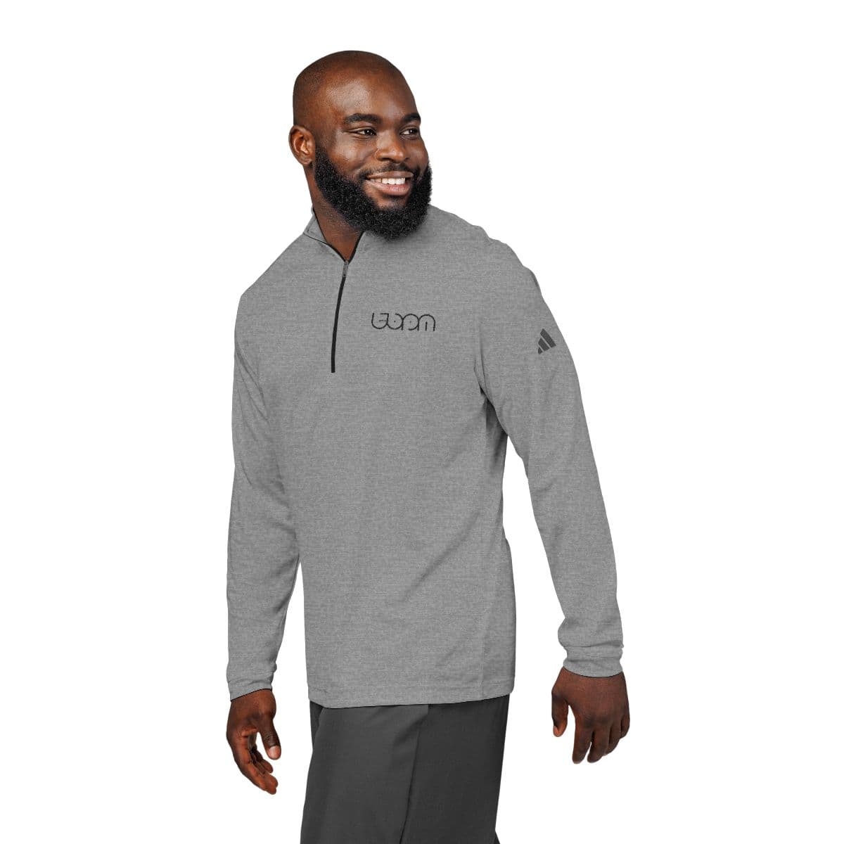 TBPN Adidas® Embroidered Quarter-Zip Pullover for Active Lifestyle, Sportswear, Outdoor Adventure, Casual Wear, Fitness Gift view 17