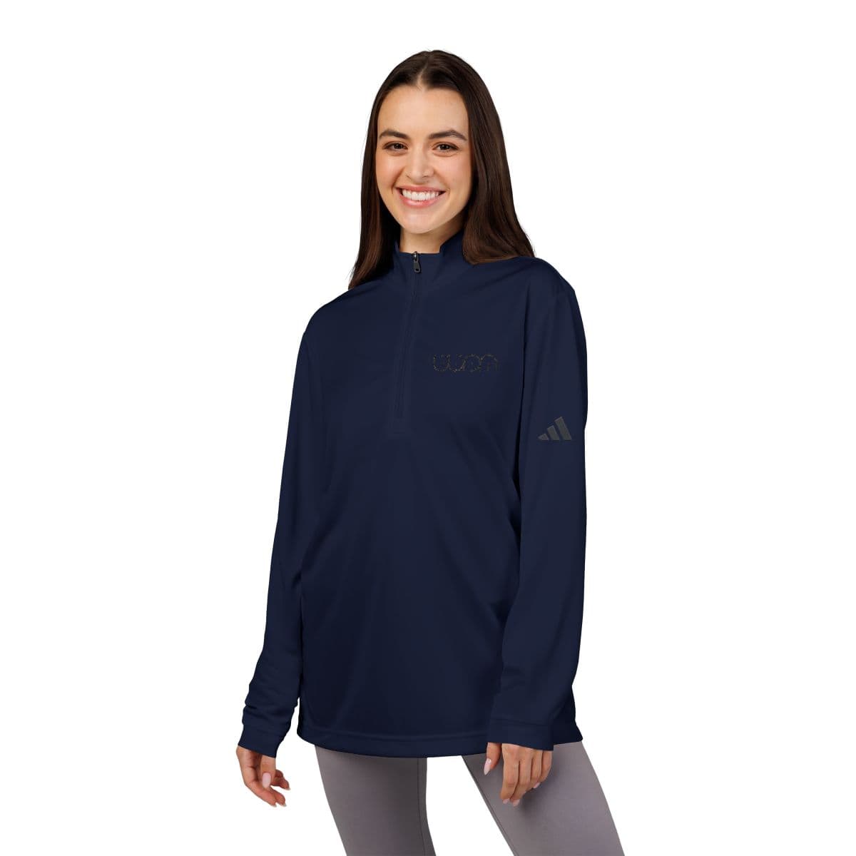 TBPN Adidas® Embroidered Quarter-Zip Pullover for Active Lifestyle, Sportswear, Outdoor Adventure, Casual Wear, Fitness Gift view 23