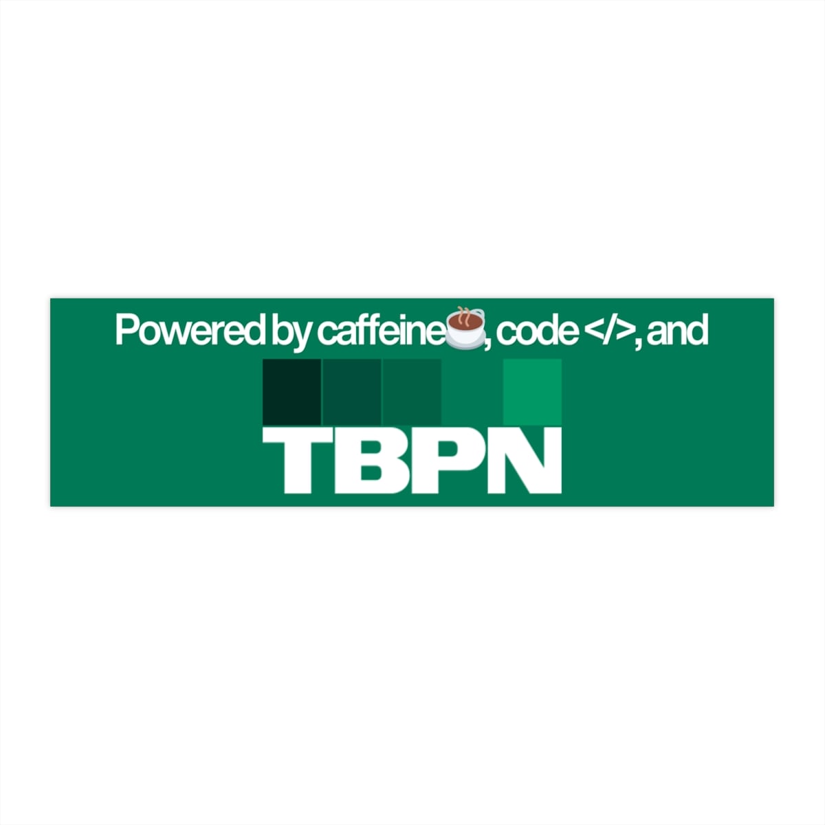 TBPN Bumper Stickers