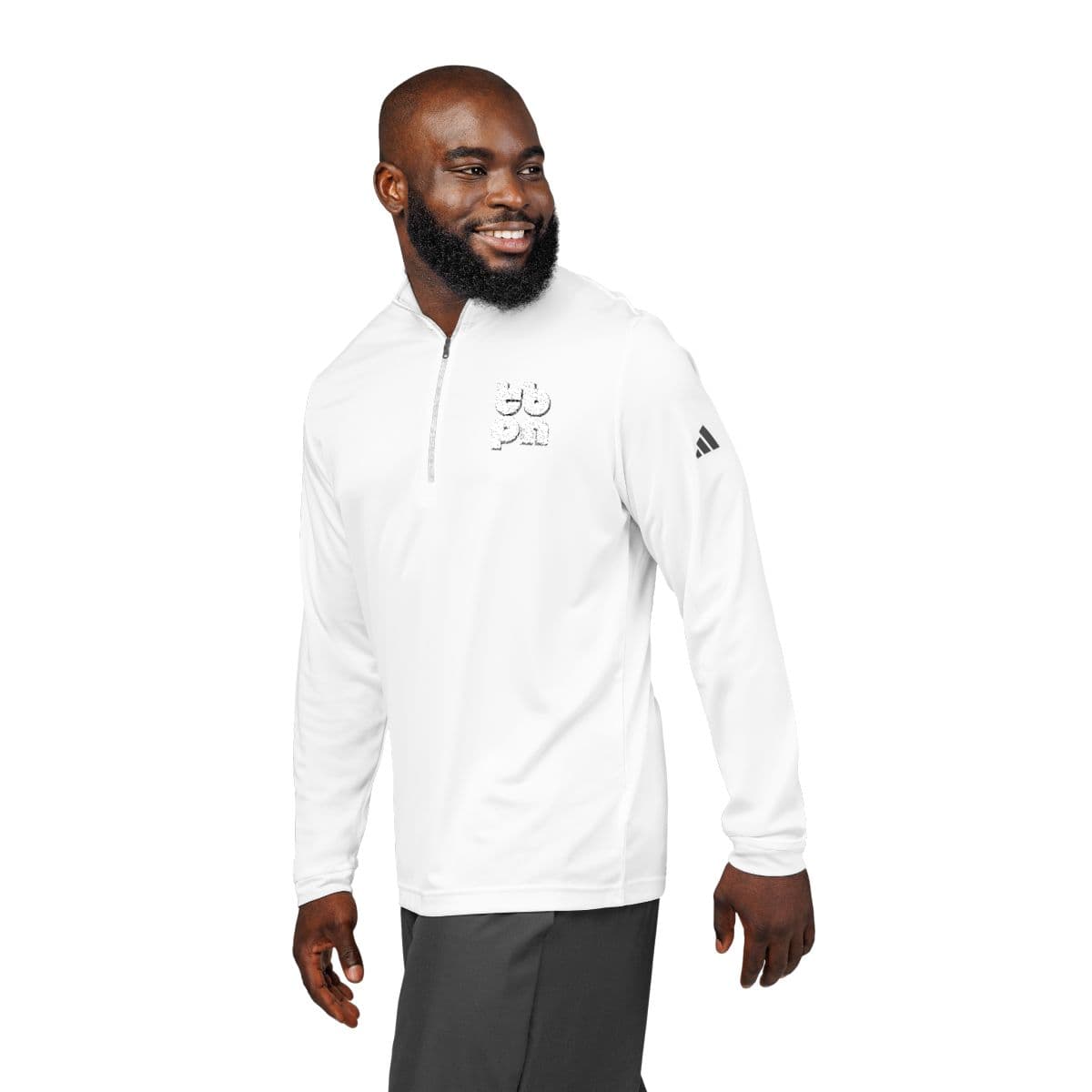 TBPN adidas® Quarter-Zip Pullover (Embroidery) view 10