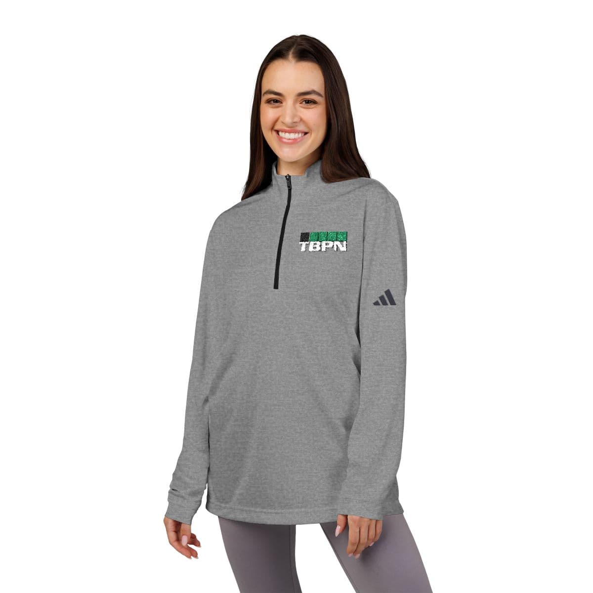 TBPN adidas® Quarter-Zip Pullover (Embroidery) view 7
