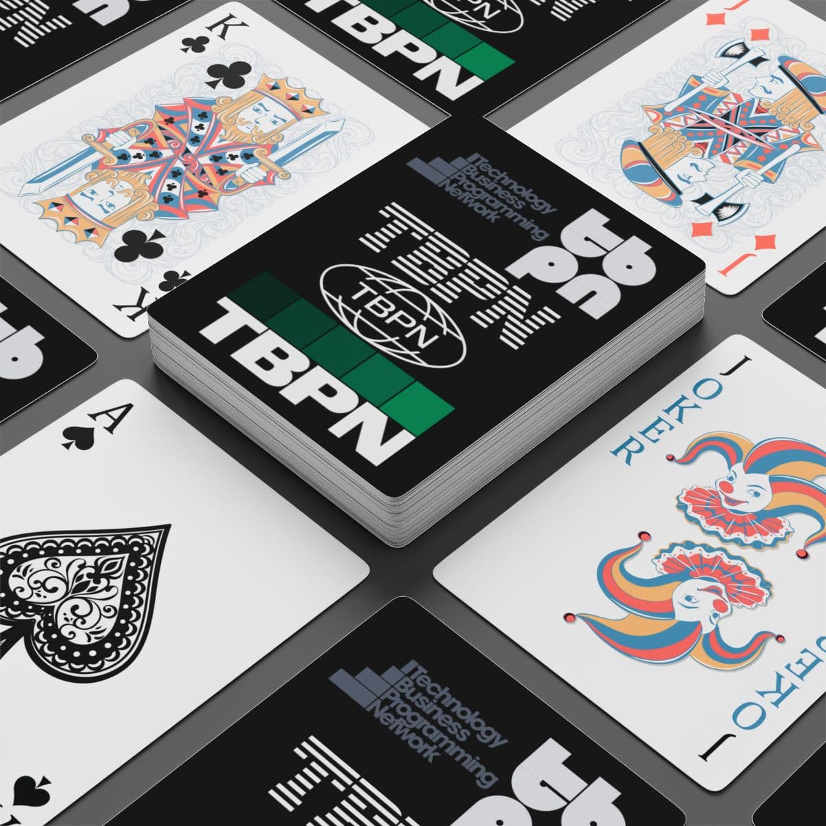 TBPN Elegant Poker Playing Cards - Perfect for Game Nights, Gifts for Gamers, Casino Decor, Party Supplies, Card Games view 5