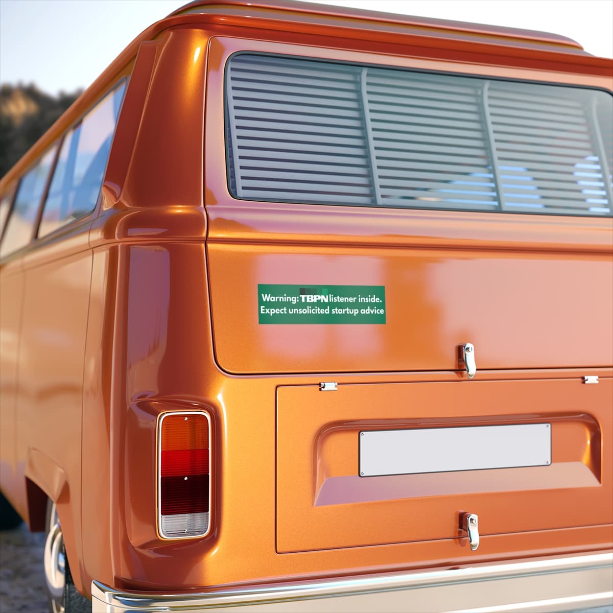 TBPN Bumper Stickers view 2