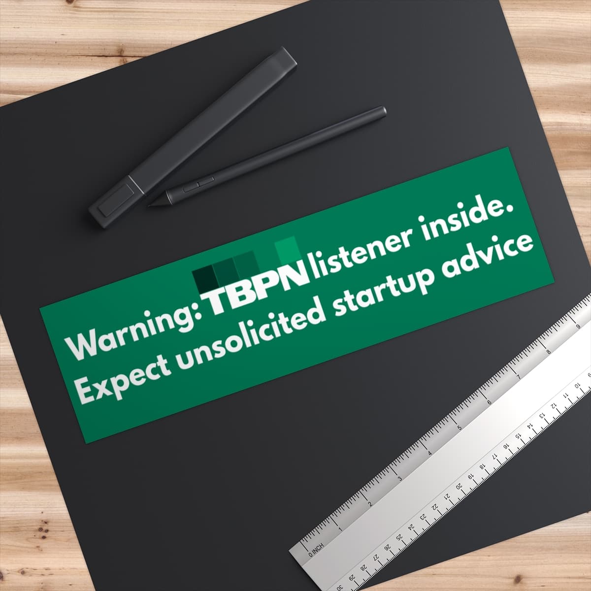 TBPN Bumper Stickers view 3